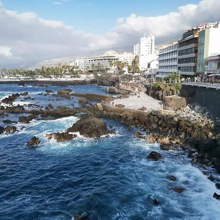Apartament Charming Puerto Cruz, Terrace & Pool Access